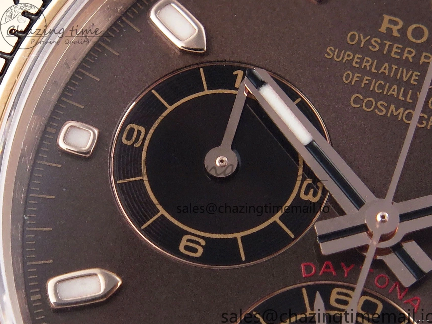 MiroTime 0302 Daytona 116505 KING 1:1 Best Edition Chocolate Dial on RG Bracelet SH OdorResistant 1932